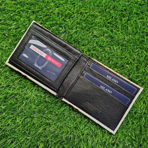 Evil Skull Bifold Wallet for Men, Vegan Leather Printed Wallet - Picture 3 of 6